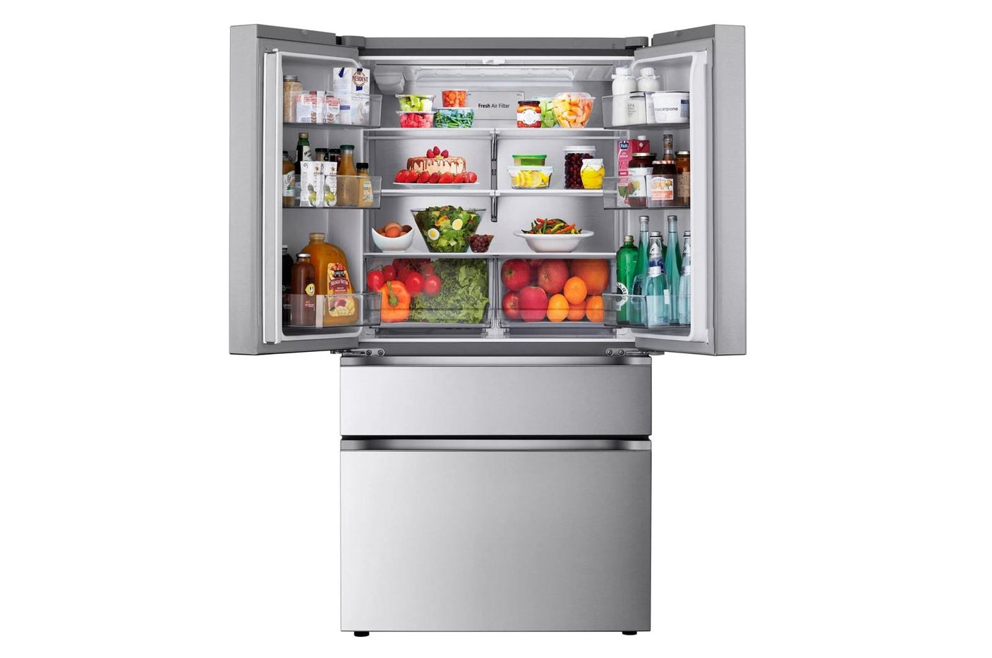 26 cu.ft. Counter-Depth MAX, 4-Door French Door Refrigerator with Full-Convert Drawer™ and Internal Ice and Water Dispenser