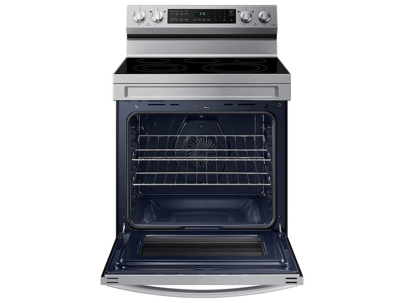 6.3 cu. ft. Smart Freestanding Electric Range with No-Preheat Air Fry & Convection in Stainless Steel