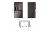 29 cu. ft. Smart Standard-Depth MAX™ 4-Door French Door Refrigerator with Full-Convert Drawer™