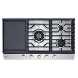 LG STUDIO 36" UltraHeat™ Gas Cooktop with EasyClean®