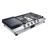 LG STUDIO 36" UltraHeat™ Gas Cooktop with EasyClean®