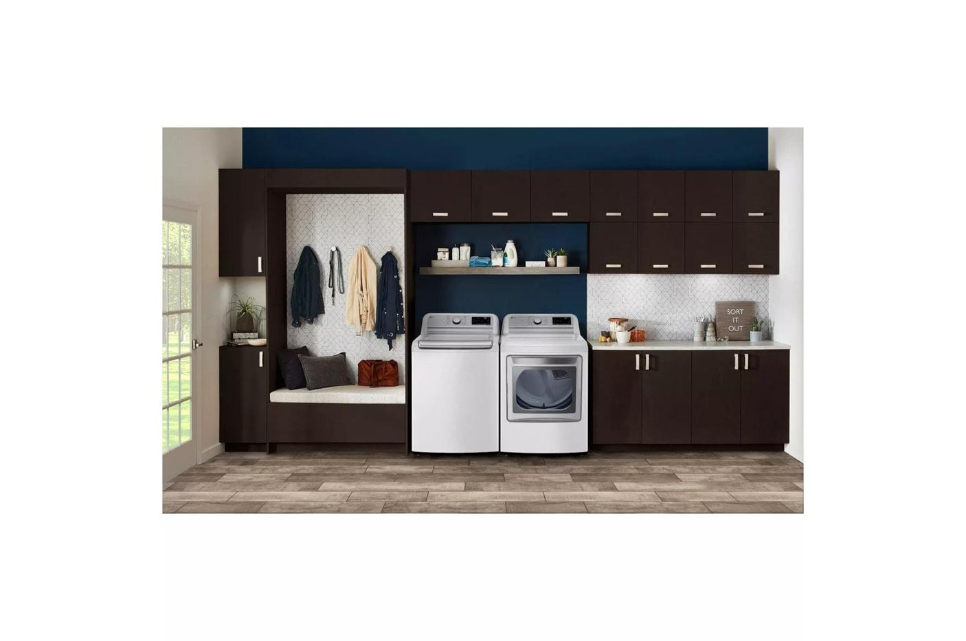 7.3 cu. ft. Ultra Large Capacity Smart wi-fi Enabled Rear Control Electric Dryer with TurboSteam™