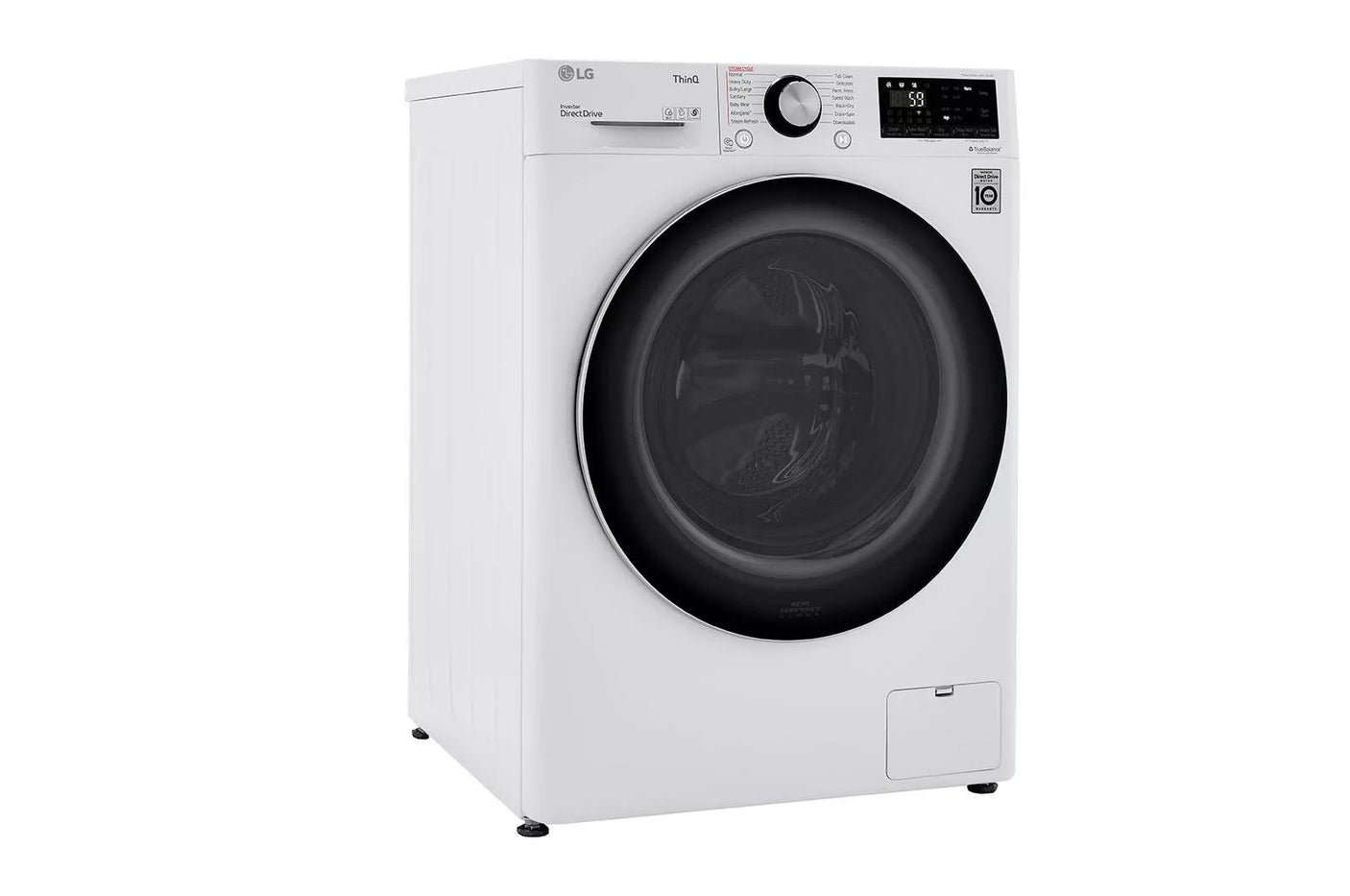 2.4 cu.ft. Smart wi-fi Enabled Compact Front Load All-In-One Washer/Dryer Combo with Built-In Intelligence