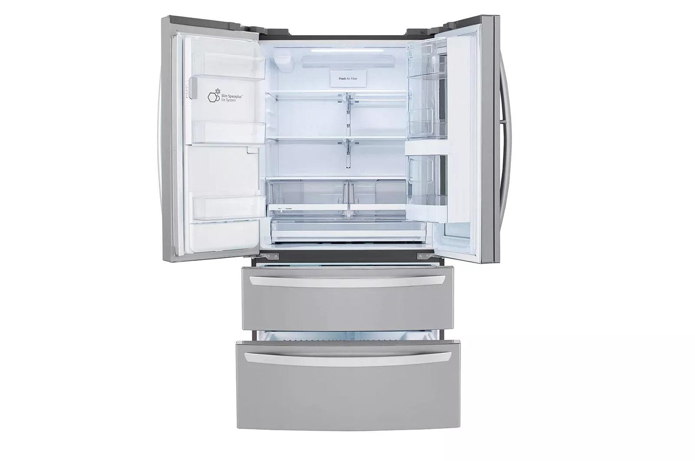 28 cu ft. Smart InstaView® Door-in-Door® Double Freezer Refrigerator with Craft Ice™