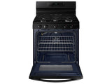 6.0 cu. ft. Smart Freestanding Gas Range with Integrated Griddle in Black