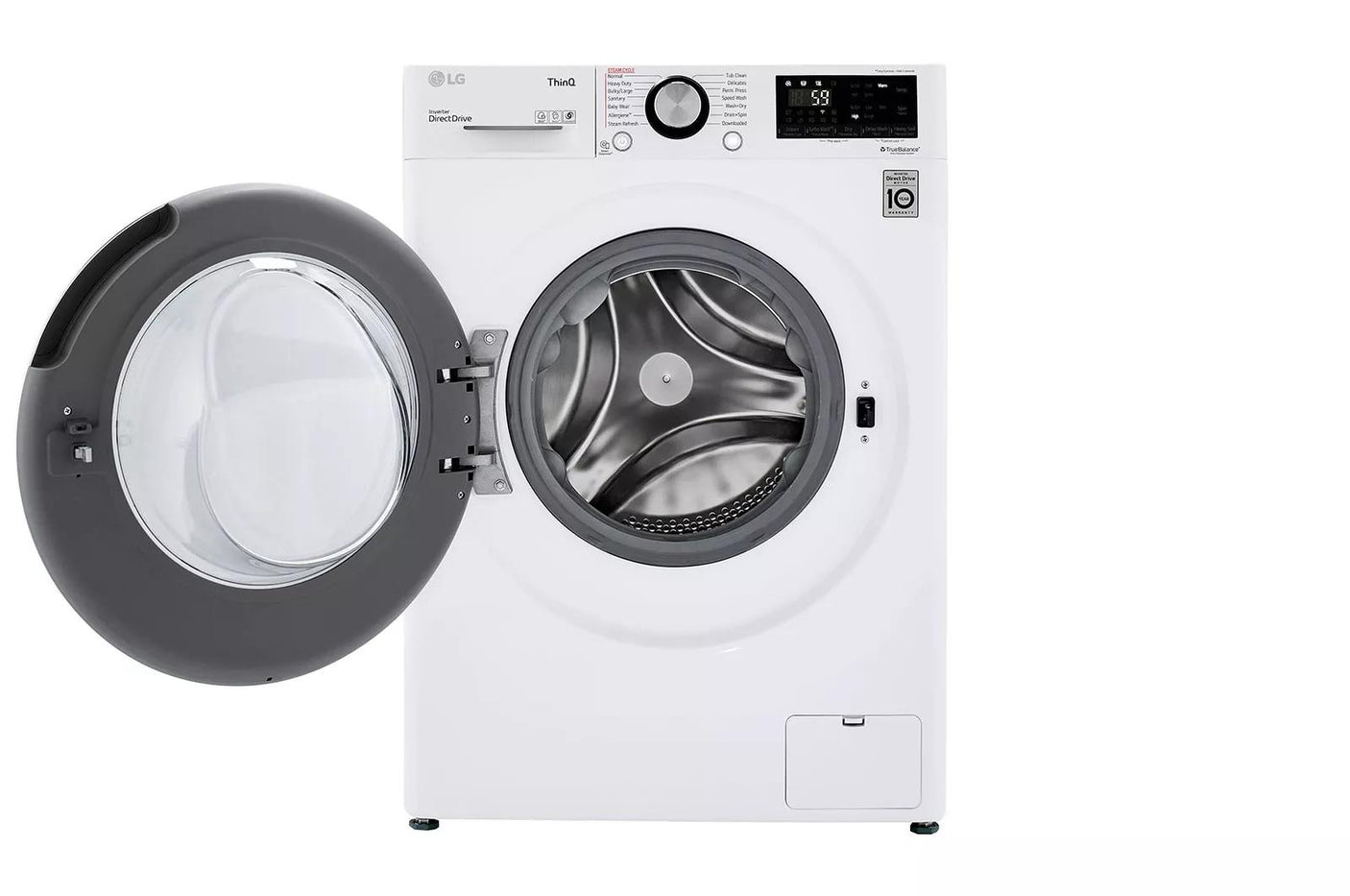 2.4 cu.ft. Smart wi-fi Enabled Compact Front Load All-In-One Washer/Dryer Combo with Built-In Intelligence