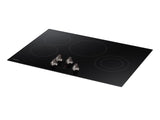 30" Electric Cooktop in Black