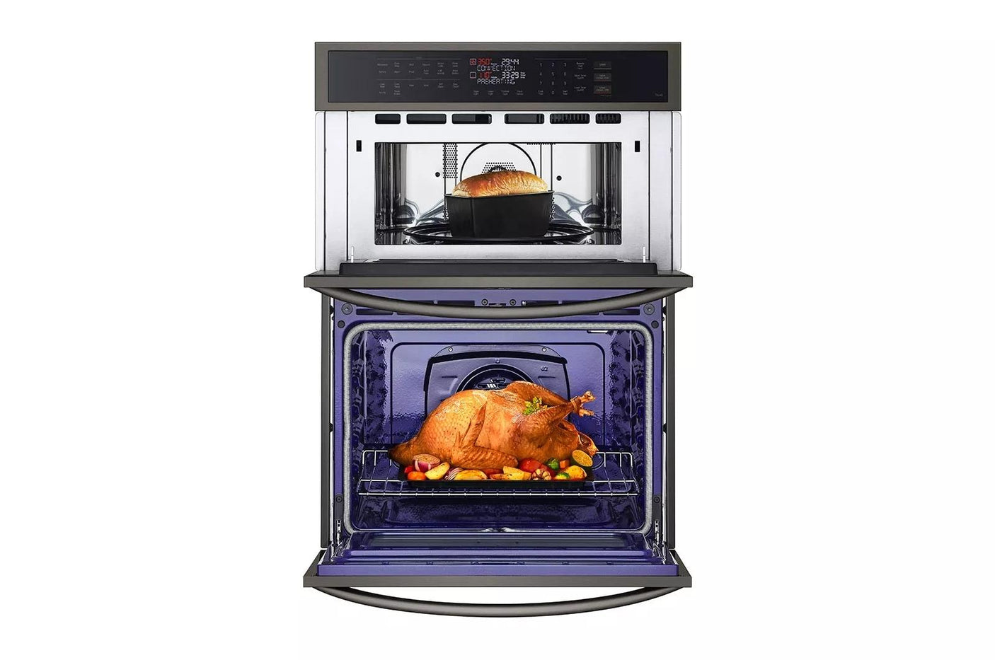 1.7/4.7 cu. ft. Smart Combination Wall Oven with Convection and Air Fry