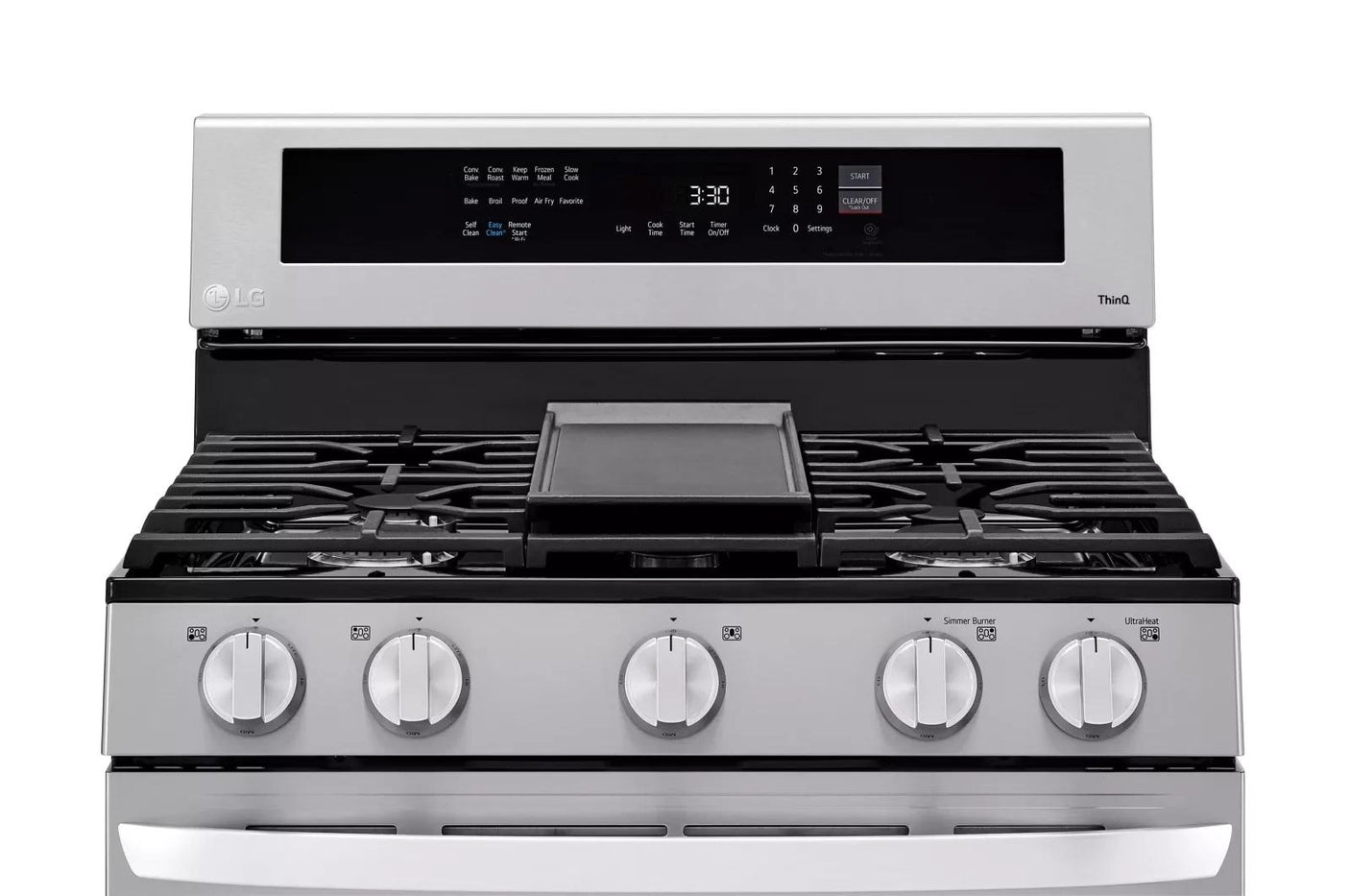 5.8 cu ft. Smart Wi-Fi Enabled True Convection InstaView® Gas Range with Air Fry