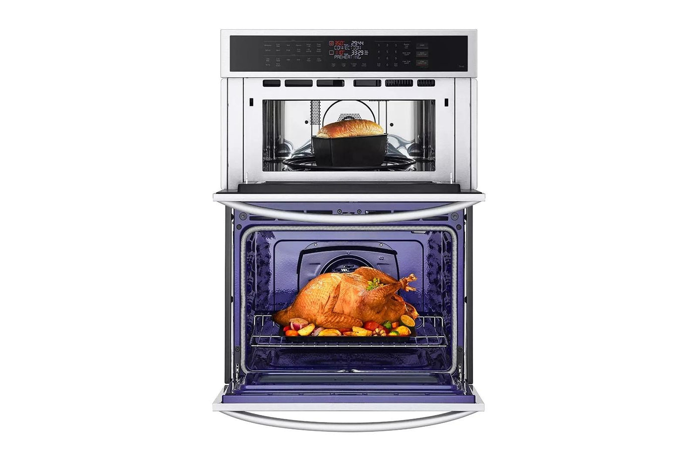 1.7/4.7 cu. ft. Smart Combination Wall Oven with Convection and Air Fry