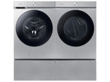 Bespoke 7.6 cu. ft. Ultra Capacity Gas Dryer with Super Speed Dry and AI Smart Dial in Silver Steel