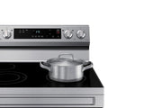 6.3 cu. ft. Smart Freestanding Electric Range with Steam Clean in Stainless Steel