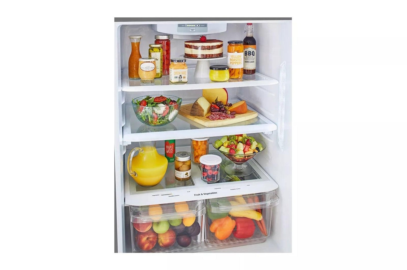 20 cu. ft. 30-inch Wide Top Freezer Refrigerator - Stainless Steel