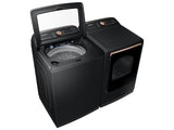 7.4 cu. ft. Smart Electric Dryer with Steam Sanitize+ in Brushed Black