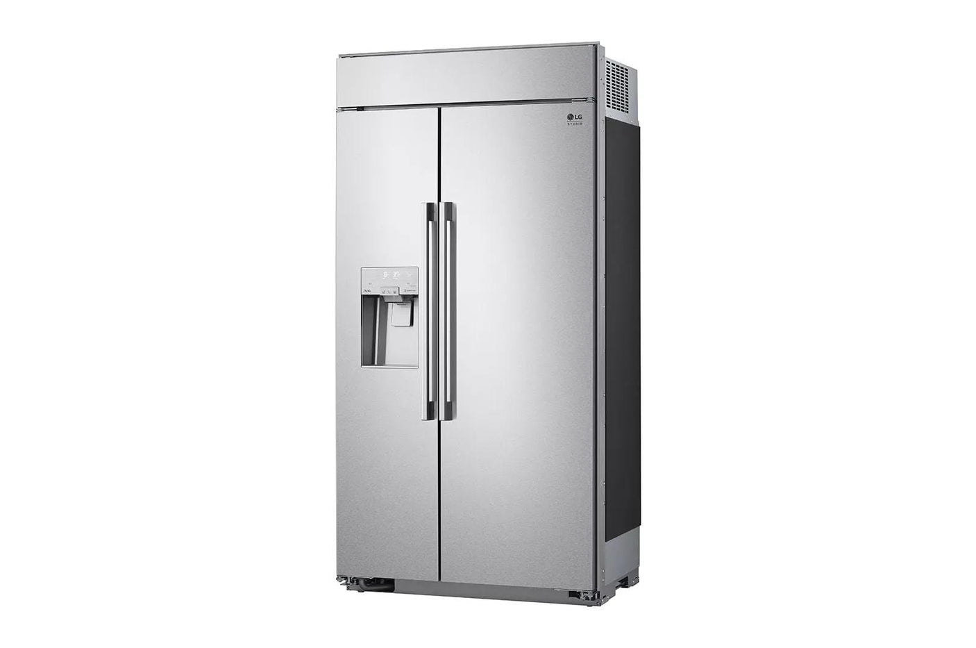 LG STUDIO 26 cu. ft. Smart Side-by-Side Built-In Refrigerator with Ice & Water Dispenser