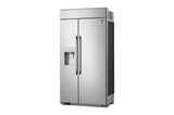 LG STUDIO 26 cu. ft. Smart Side-by-Side Built-In Refrigerator with Ice & Water Dispenser