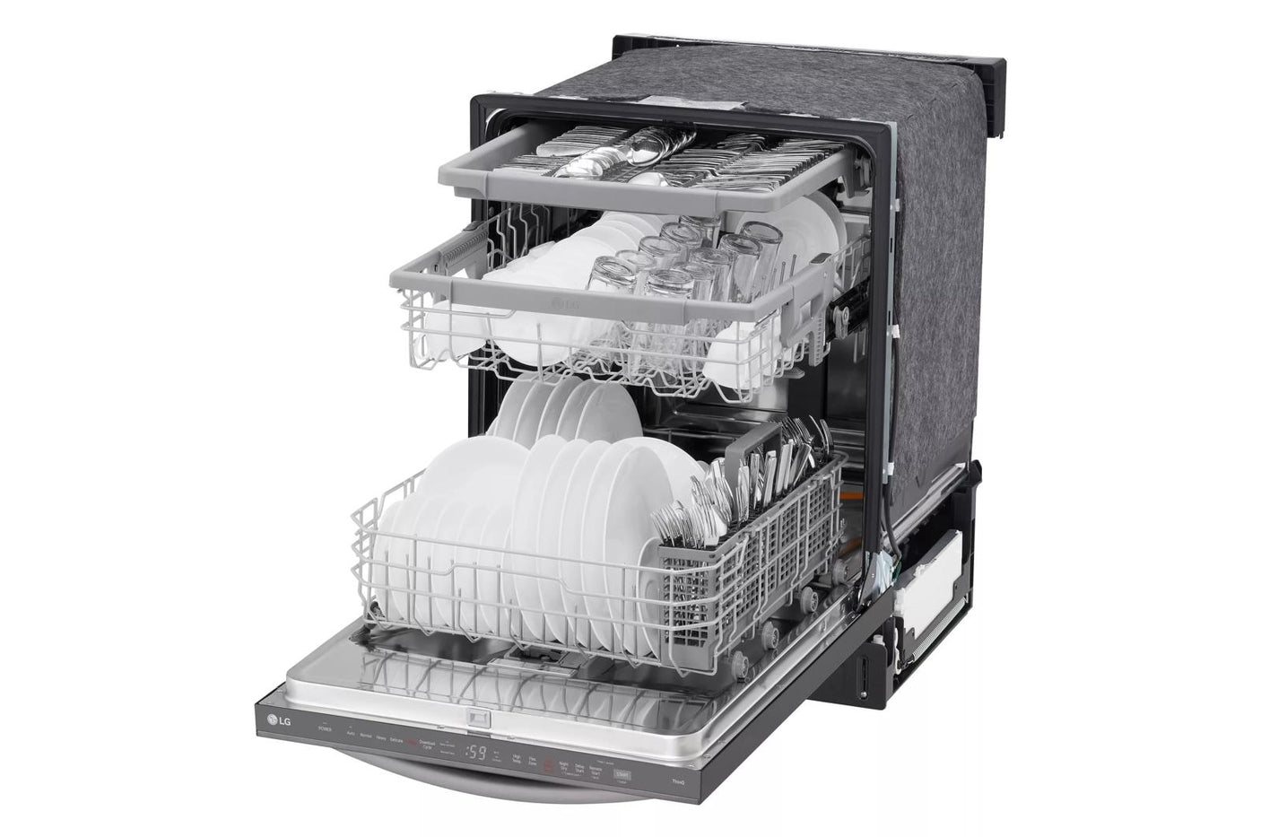 Top-Control Dishwasher with 1-Hour Wash & Dry, QuadWash® Pro, and Dynamic Heat Dry™