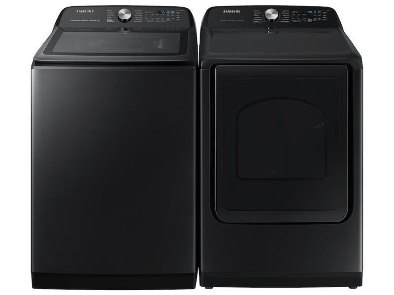 7.4 cu. ft. Smart Gas Dryer with Steam Sanitize+ in Brushed Black