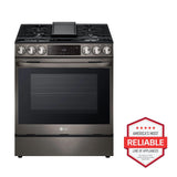 6.3 cu. ft. Smart Dual Fuel Slide-in Range with InstaView®, ProBake Convection®, and Air Fry