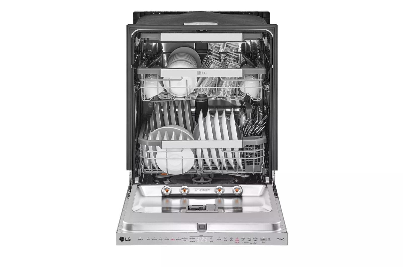 Smart Top Control Dishwasher with 1-Hour Wash & Dry, QuadWash® Pro, TrueSteam® and Dynamic Heat Dry™