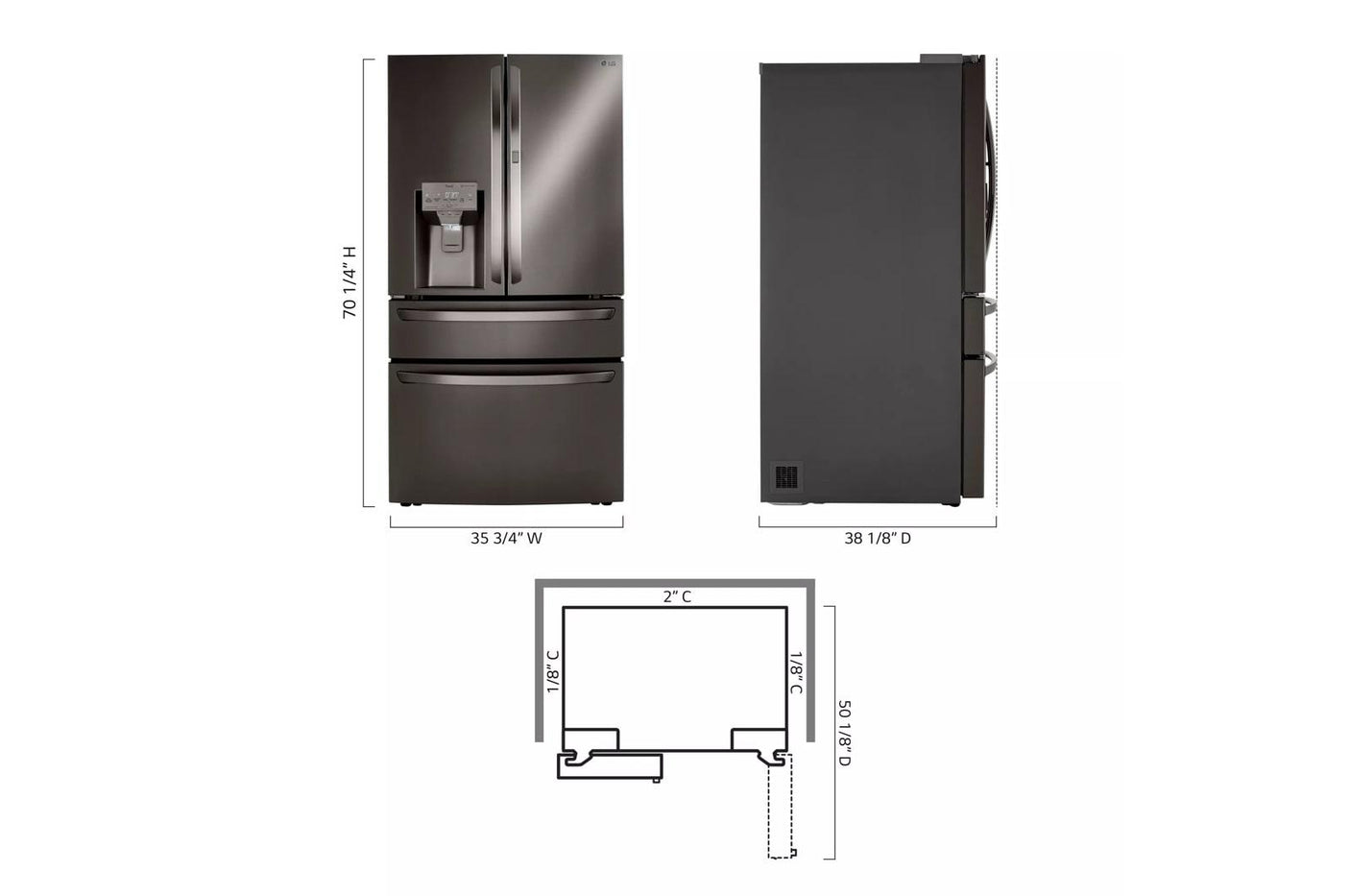 30 cu. ft. Smart Refrigerator with Craft Ice™