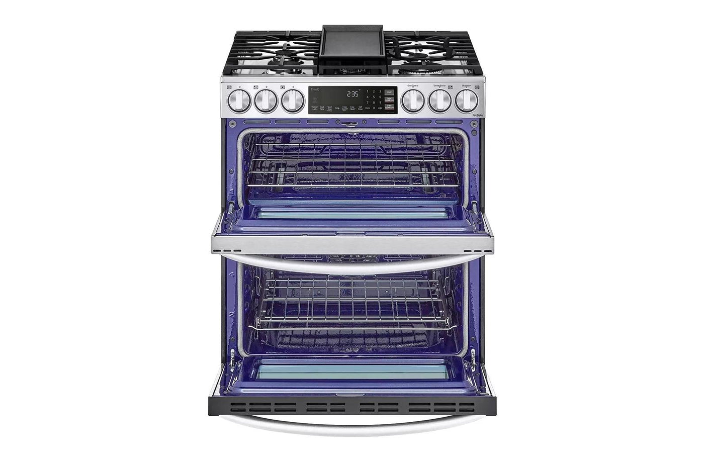 6.9 cu. ft. Smart Gas Double Oven Slide-in Range with InstaView®, ProBake® Convection, Air Fry, and Air Sous Vide