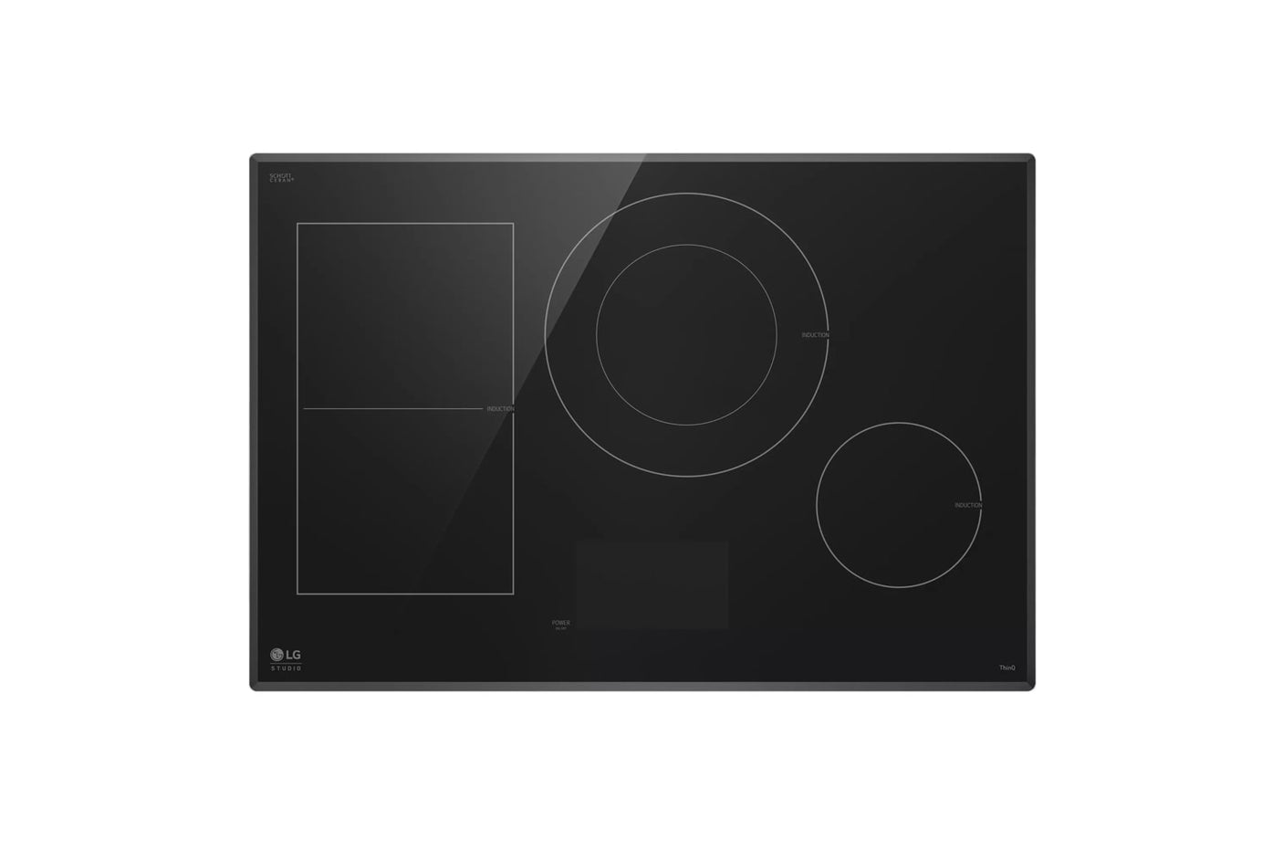 LG STUDIO 30" Induction Cooktop with 4 Burners and Flexible Cooking Zone