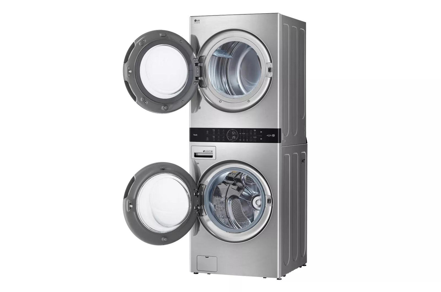 LG STUDIO Single Unit Front Load WashTower™ with Center Control™ 5.0 cu. ft. Washer and 7.4 cu. ft. Gas Dryer