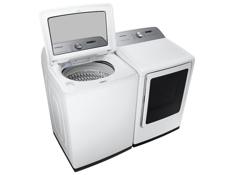 7.4 cu. ft. Smart Electric Dryer with Steam Sanitize+ in White