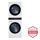 Single Unit Front Load LG WashTower™ with Center Control™ 4.5 cu. ft. Washer and 7.4 cu. ft. Gas Dryer