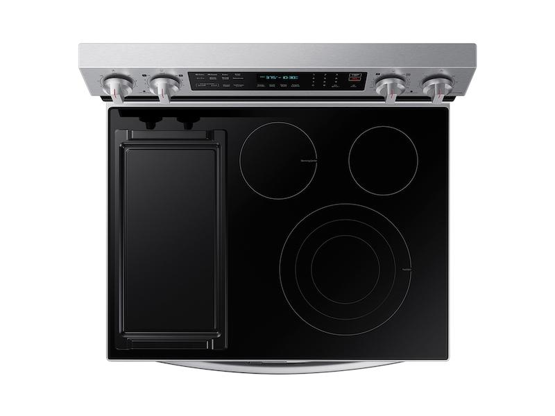 6.3 cu. ft. Smart Freestanding Electric Range with Flex Duo™, No-Preheat Air Fry & Griddle in Stainless Steel