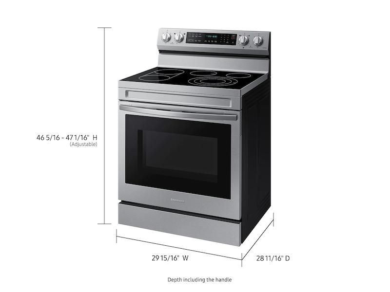 6.3 cu. ft. Smart Freestanding Electric Range with No-Preheat Air Fry, Convection+ & Griddle in Stainless Steel