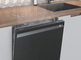 Smart 44dBA Dishwasher with StormWash+™ in Black Stainless Steel