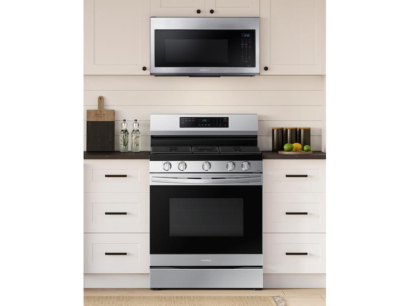 6.0 cu. ft. Smart Freestanding Gas Range with No-Preheat Air Fry & Convection in Stainless Steel