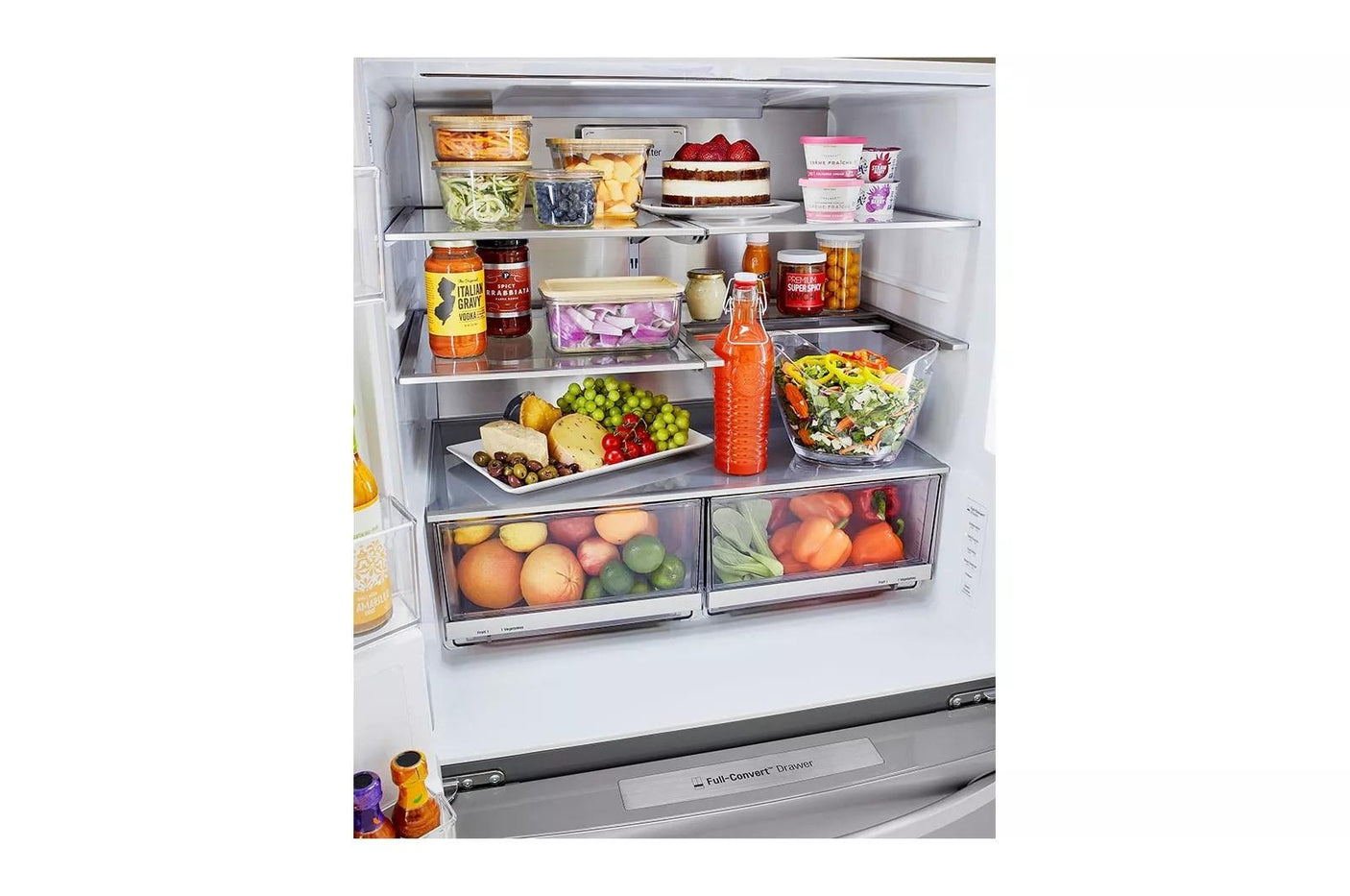 23 cu. ft. Smart wi-fi Enabled InstaView® Door-in-Door® Counter-Depth Refrigerator with Craft Ice™ Maker