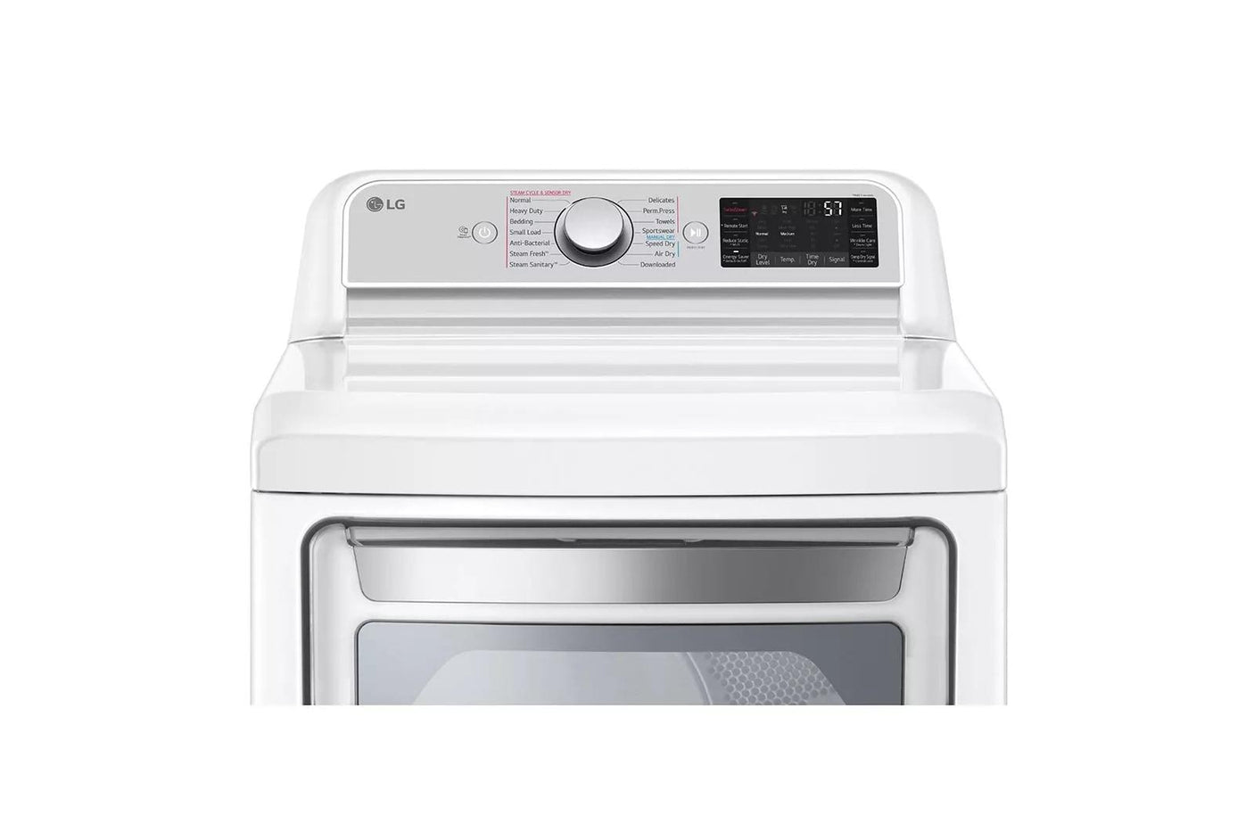 7.3 cu. ft. Ultra Large Capacity Smart wi-fi Enabled Rear Control Electric Dryer with TurboSteam™