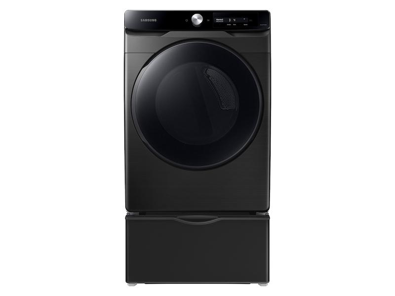 7.5 cu. ft. Smart Dial Gas Dryer with Super Speed Dry in Brushed Black