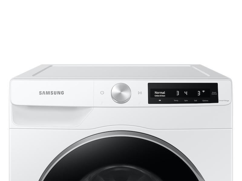 2.5 cu. ft. Compact Front Load Washer with AI Smart Dial and Super Speed Wash in White