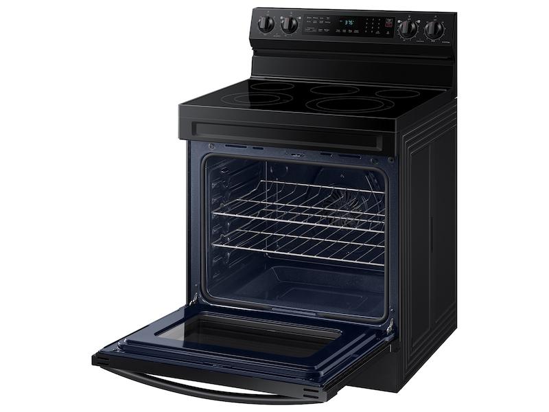 6.3 cu. ft. Smart Freestanding Electric Range with No-Preheat Air Fry & Convection in Black