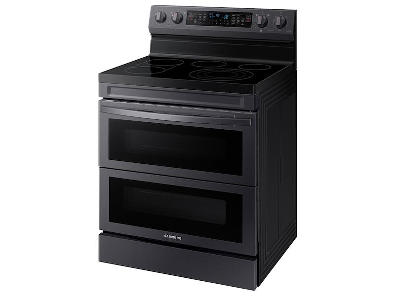 6.3 cu. ft. Smart Freestanding Electric Range with Flex Duo™, No-Preheat Air Fry & Griddle in Black Stainless Steel