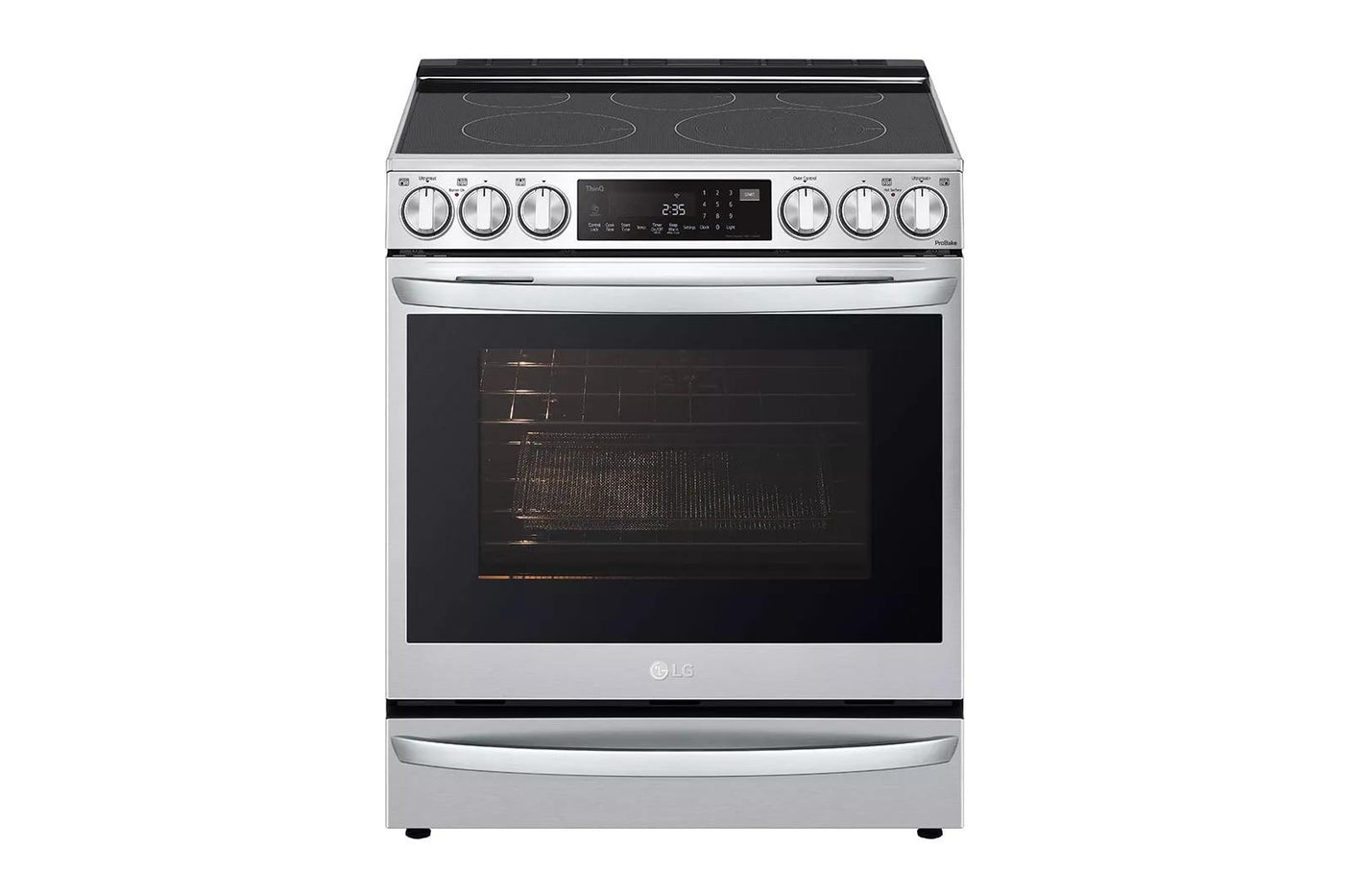 6.3 cu ft. Smart Wi-Fi Enabled ProBake Convection® InstaView™ Electric Slide-in Range with Air Fry