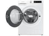 2.5 cu. ft. Compact Front Load Washer with AI Smart Dial and Super Speed Wash in White