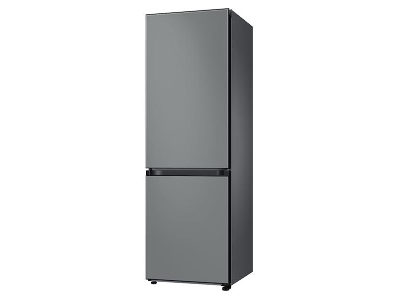 12.0 cu. Ft. Bespoke Bottom Freezer Refrigerator with Flexible Design in Grey Glass