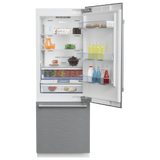 30" Freezer Bottom Built-In Refrigerator with Auto Ice Maker and Internal Water Dispenser