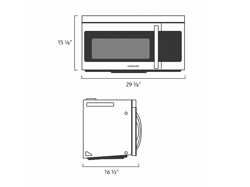 1.6 cu. ft. Over-the-Range Microwave with Auto Cook in Stainless Steel