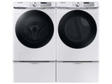 4.5 cu. ft. Large Capacity Smart Front Load Washer with Super Speed Wash - White