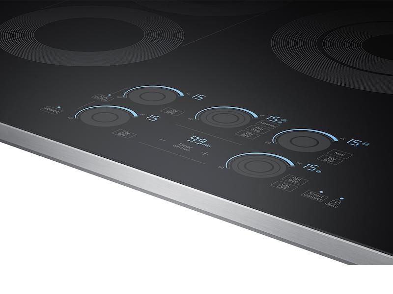 30" Smart Electric Cooktop with Sync Elements in Stainless Steel