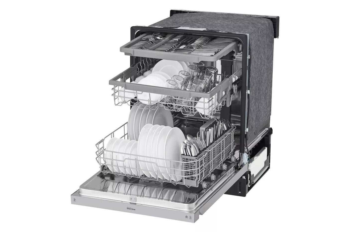 Front Control Dishwasher with QuadWash™