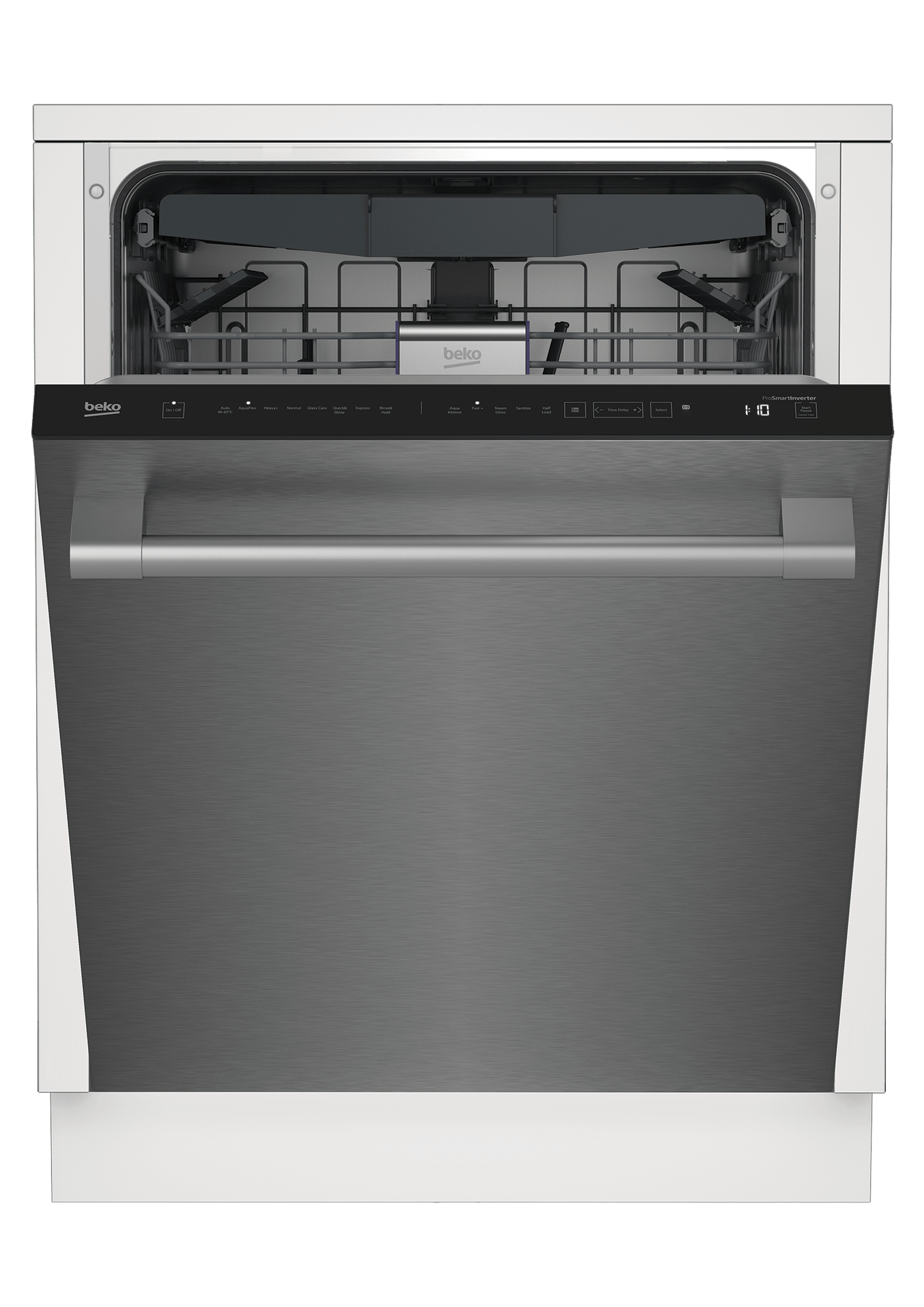 Tall Tub Stainless Dishwasher, 16 place settings, 45 dBa, Top Control