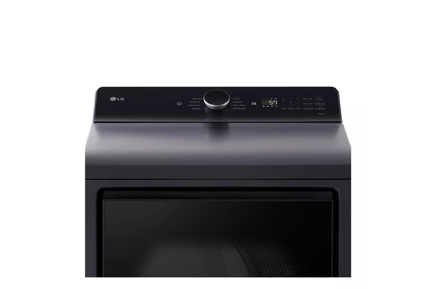 7.3 cu. ft. Ultra Large Capacity Rear Control Electric Dryer with LG EasyLoad™ Door and AI Sensing